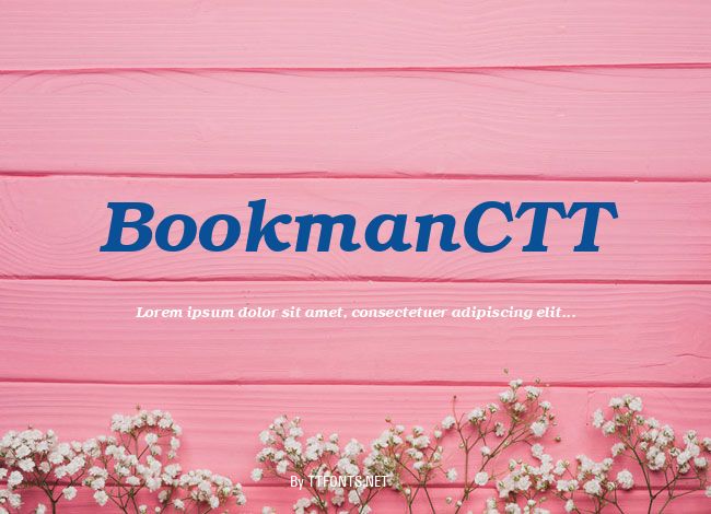 BookmanCTT example