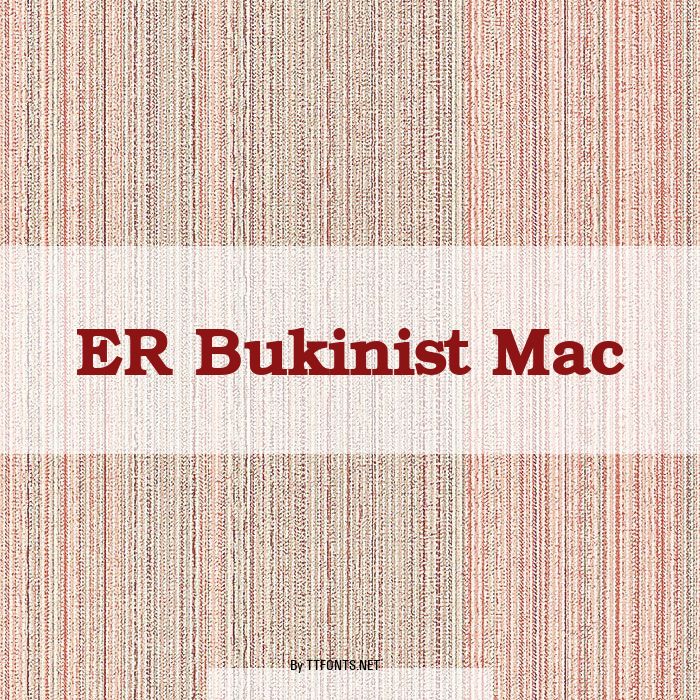 ER Bukinist Mac example