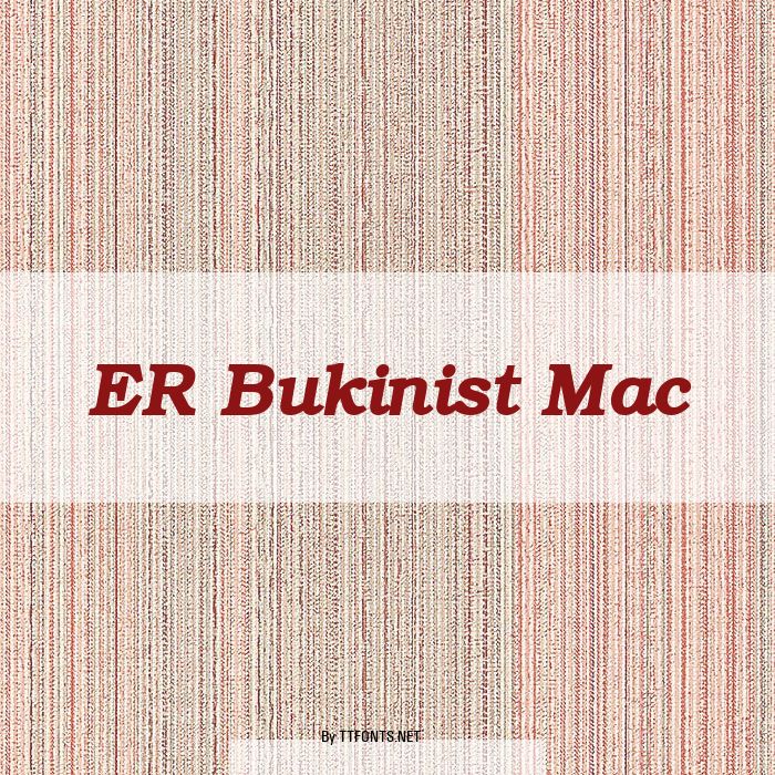 ER Bukinist Mac example