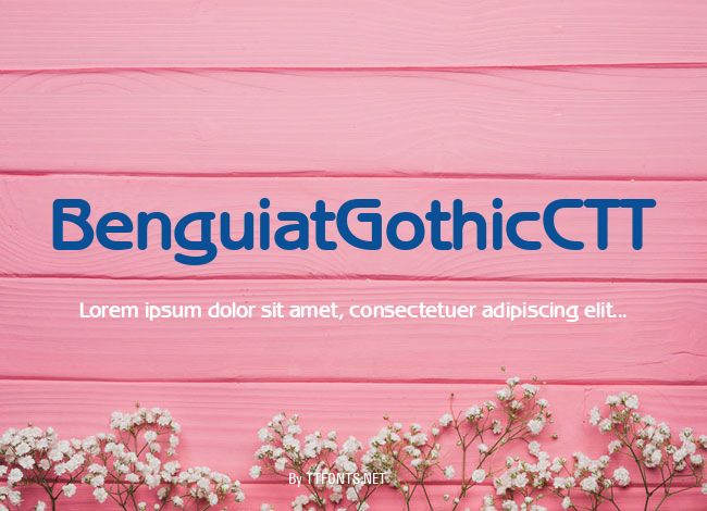 BenguiatGothicCTT example