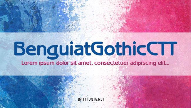 BenguiatGothicCTT example