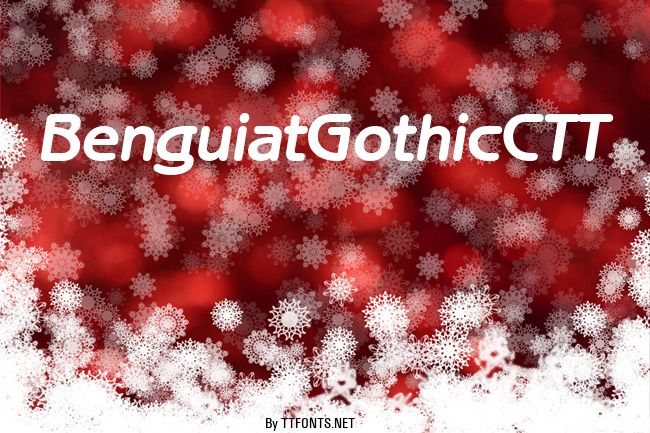 BenguiatGothicCTT example