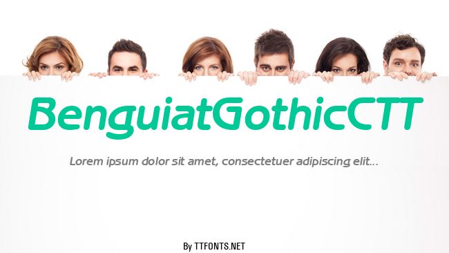 BenguiatGothicCTT example