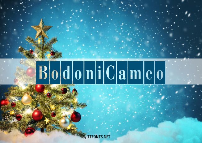 BodoniCameo example