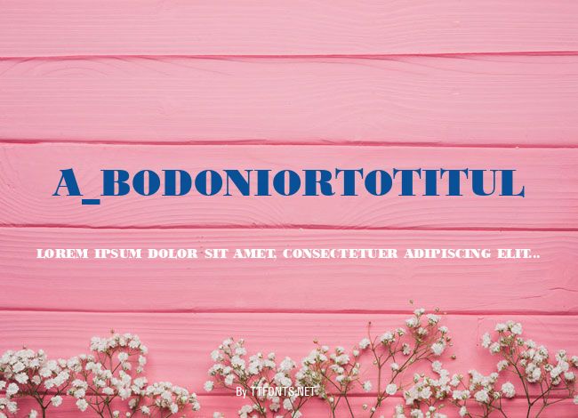 a_BodoniOrtoTitul example