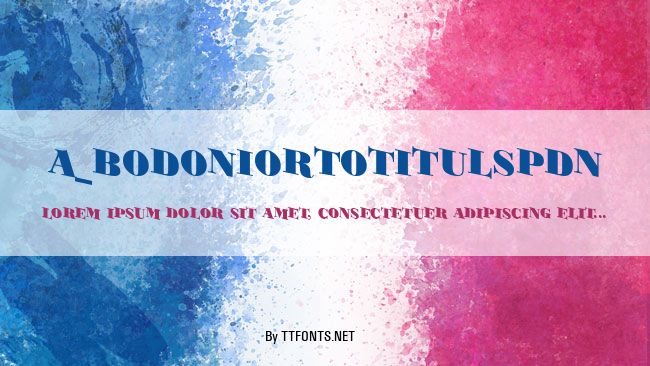 a_BodoniOrtoTitulSpDn example
