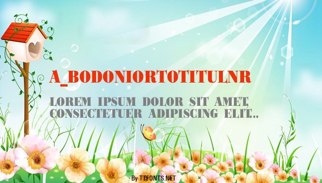 a_BodoniOrtoTitulNr example