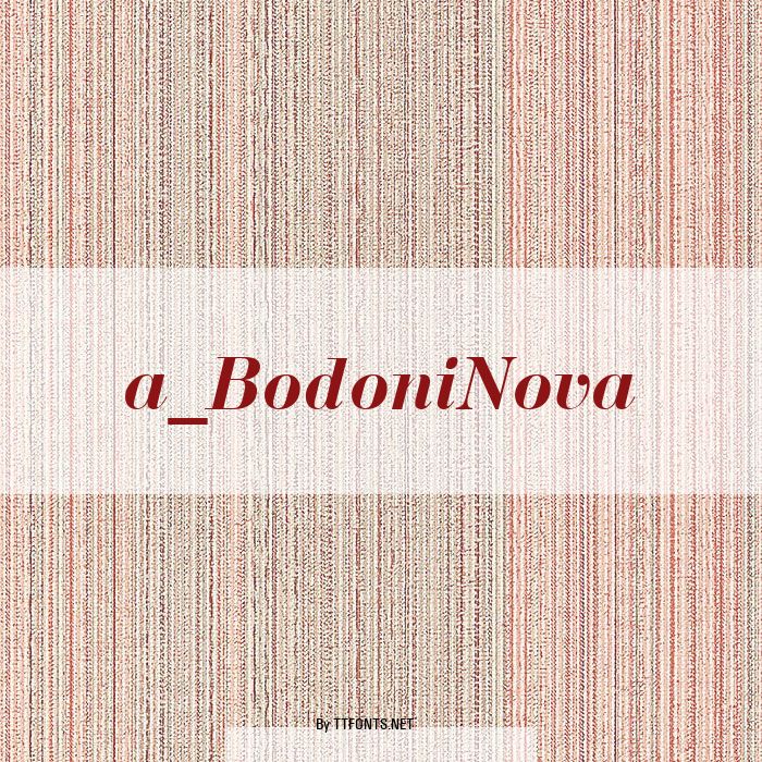 a_BodoniNova example