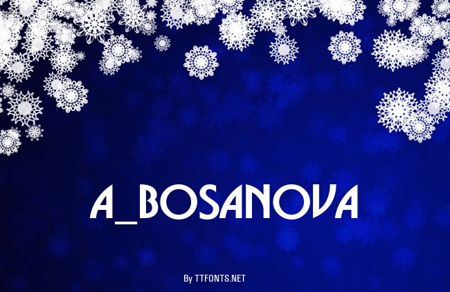 a_BosaNova example