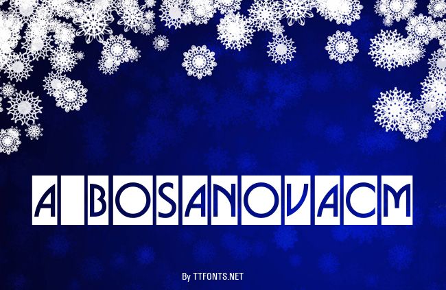 a_BosaNovaCm example