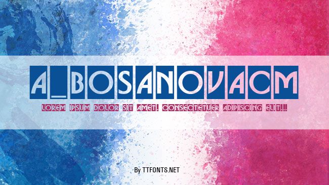 a_BosaNovaCm example