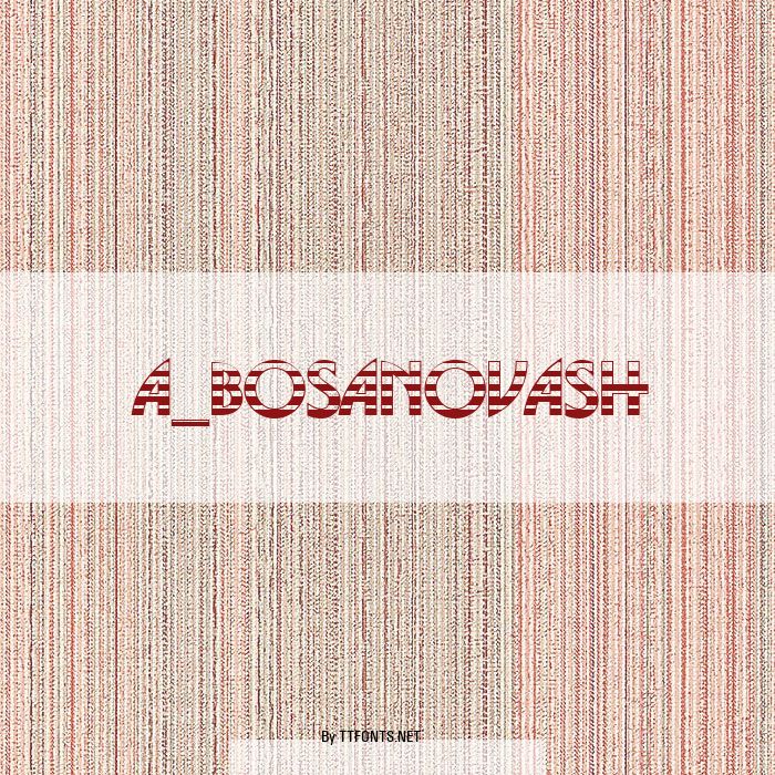a_BosaNovaSh example