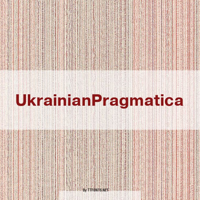 UkrainianPragmatica example