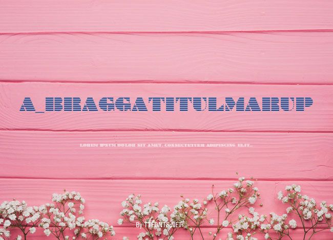 a_BraggaTitulMarUp example