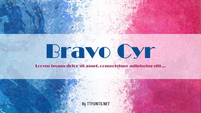 Bravo Cyr example