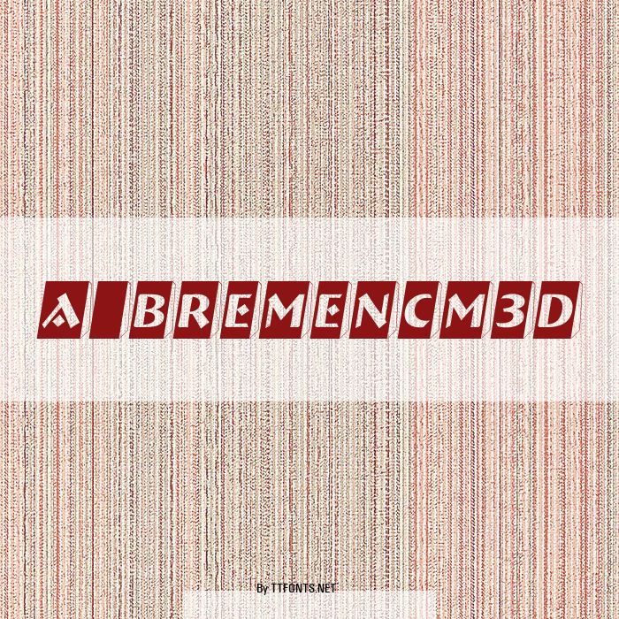 a_BremenCm3D example