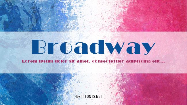 Broadway example
