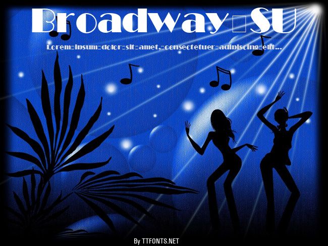 Broadway SU example