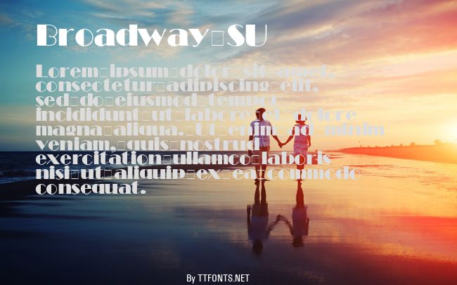 Broadway SU example