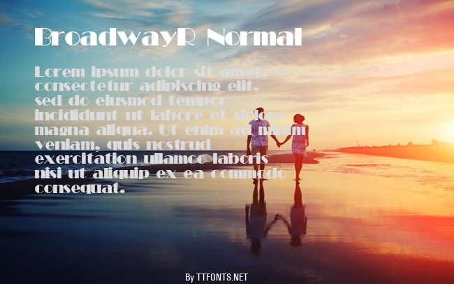 BroadwayR Normal example