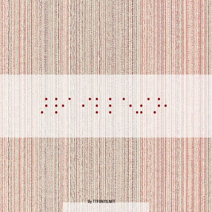 BrailleSH example