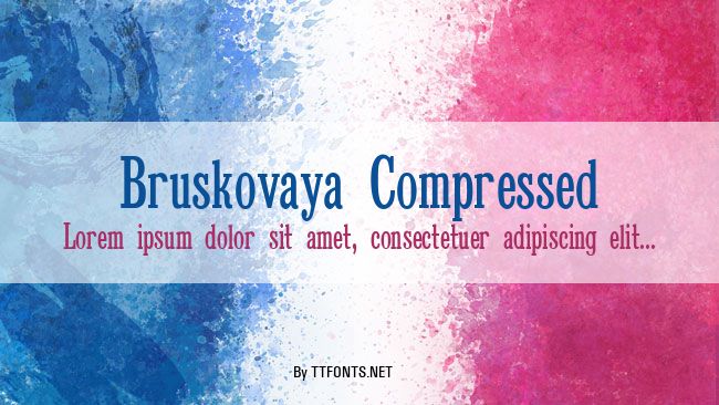 Bruskovaya Compressed example