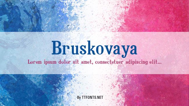 Bruskovaya example