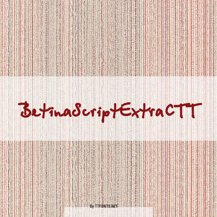 BetinaScriptExtraCTT example