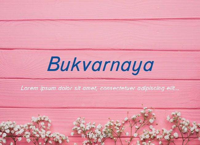 Bukvarnaya example