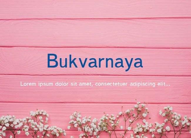 Bukvarnaya example
