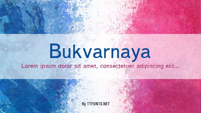 Bukvarnaya example