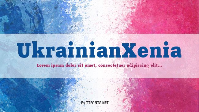 UkrainianXenia example