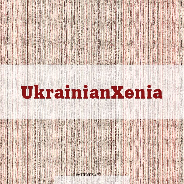 UkrainianXenia example