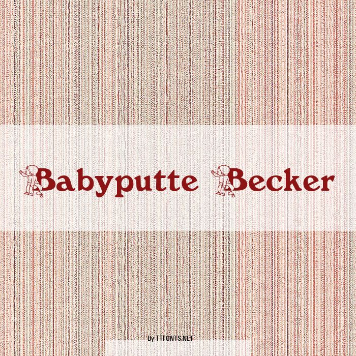 Babyputte Becker example
