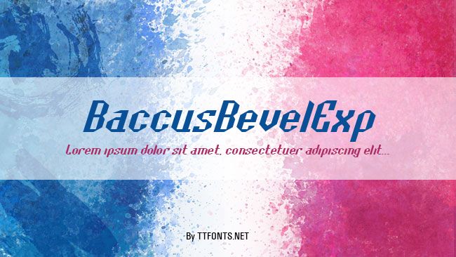 BaccusBevelExp example