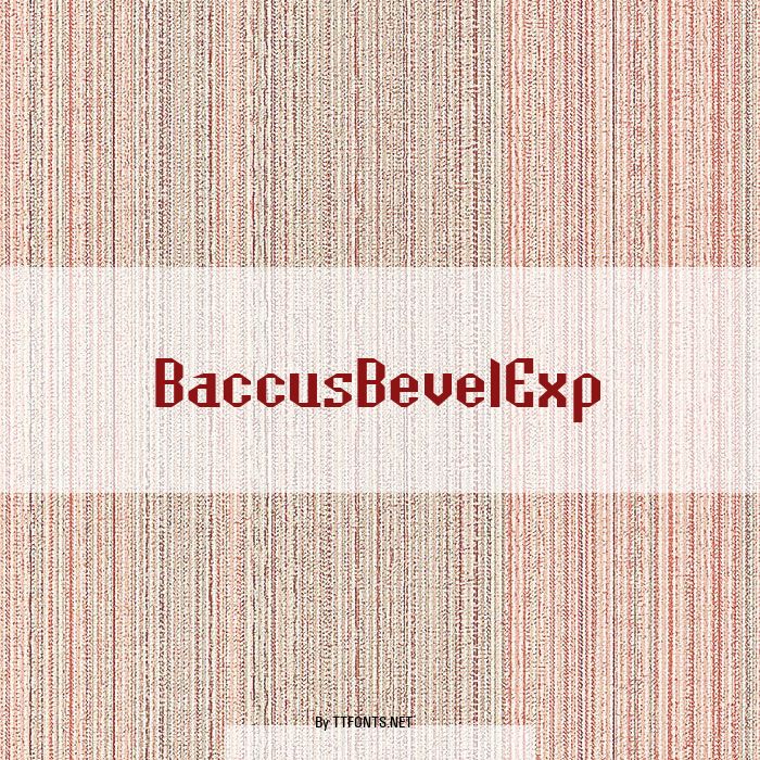 BaccusBevelExp example