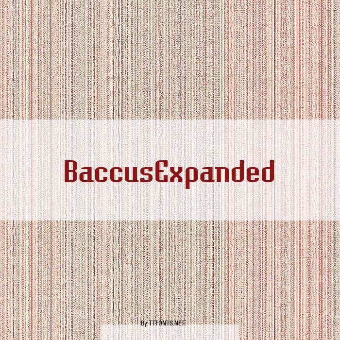 BaccusExpanded example