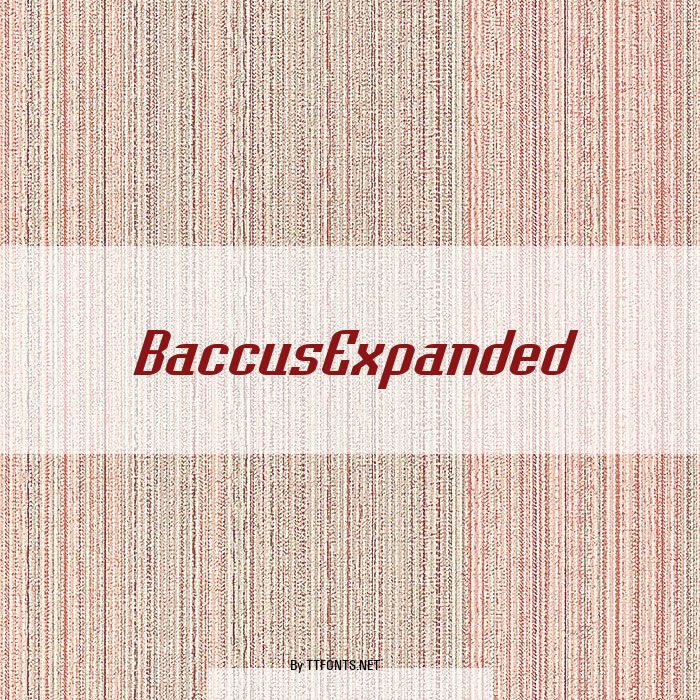 BaccusExpanded example