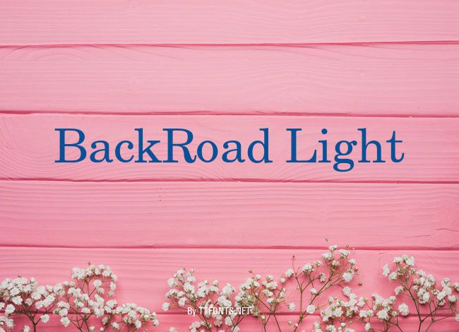 BackRoad Light example