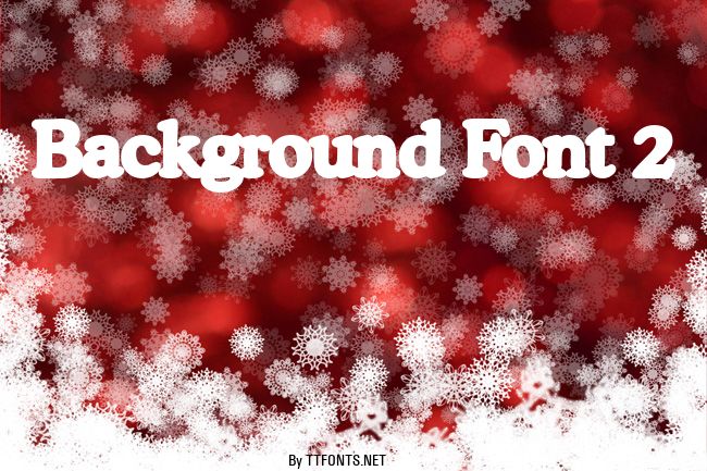 Background Font 2 example