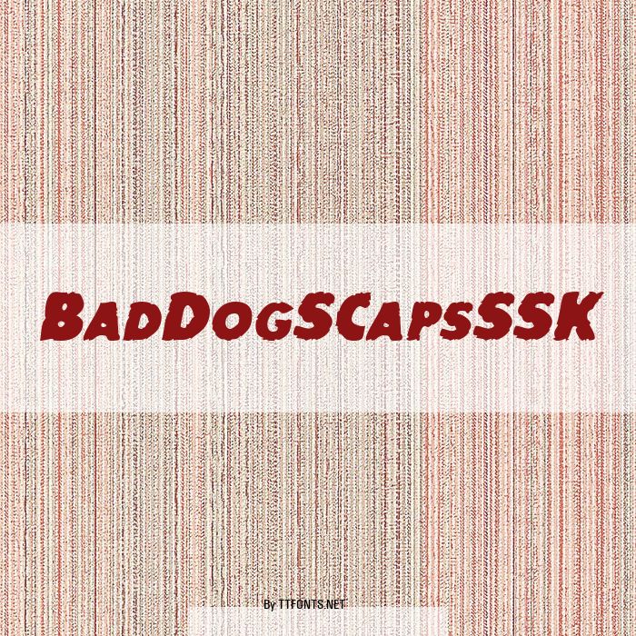 BadDogSCapsSSK example