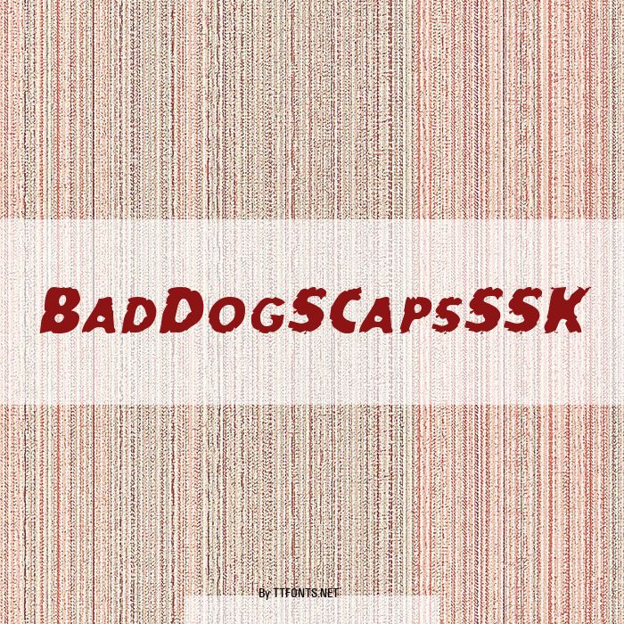 BadDogSCapsSSK example