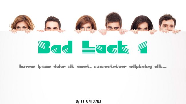 Bad Luck 1 example