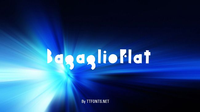 BagaglioFlat example
