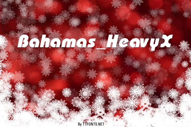 Bahamas_HeavyX example