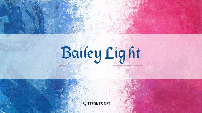 Bailey Light example