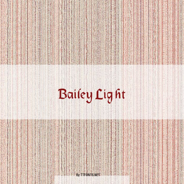 Bailey Light example