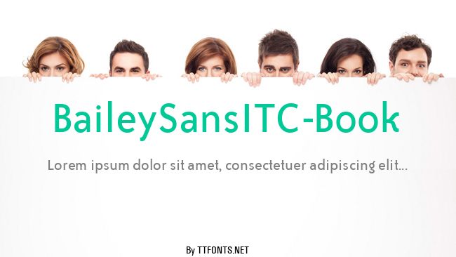BaileySansITC-Book example
