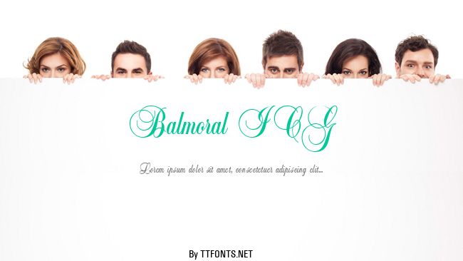 Balmoral ICG example