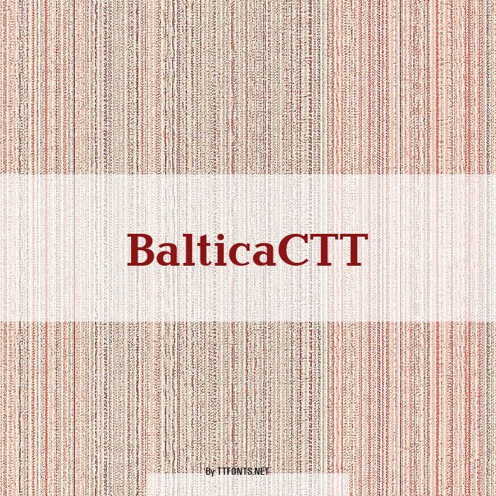 BalticaCTT example